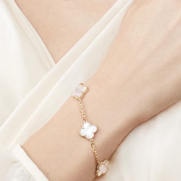 Van cleef 5 motif Alhambra bracelet AUTHENTIC - Picture 4 of 7